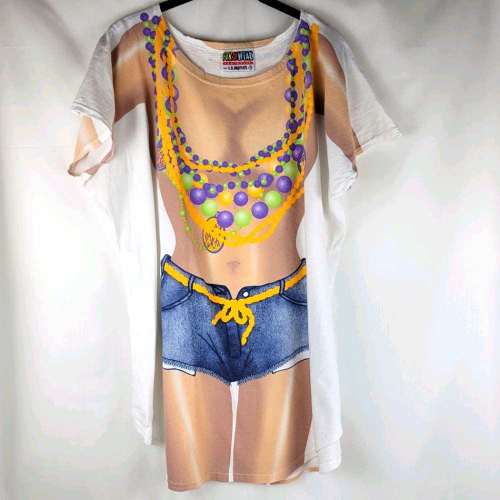 Fun2Wear Marty Grais Oversized Swim Cover up Shirt